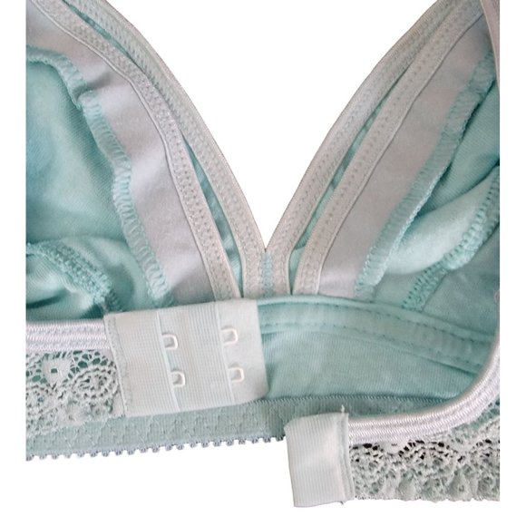 Belabumbum Soft Cup Nursing Bra Adjustable Straps Pastel Blue Medium NWT - Picture 5 of 10
